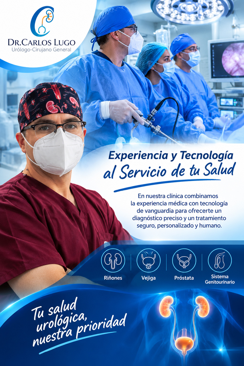 Dr. Carlos Miguel Lugo Gil Urólogo y Cirujano General