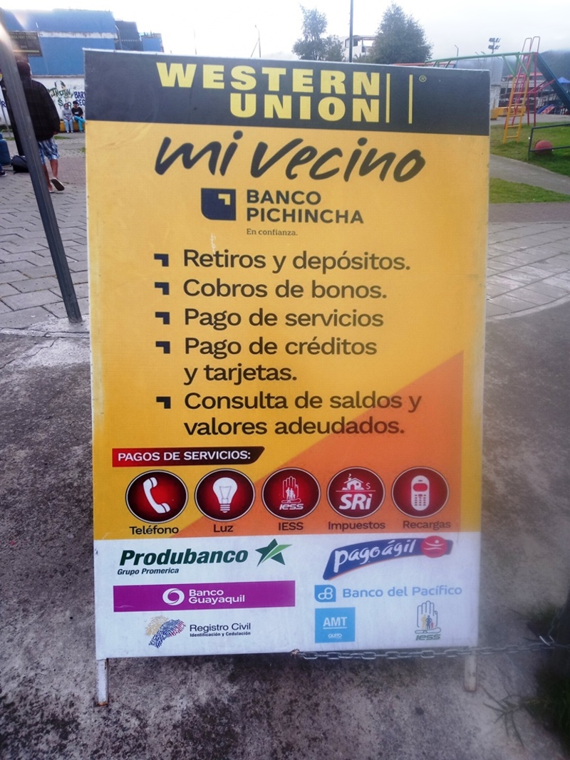 SERVICIO DE CORRESPONSAL BANCARIO