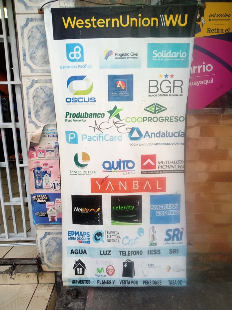 SERVICIO DE CORRESPONSAL BANCARIO