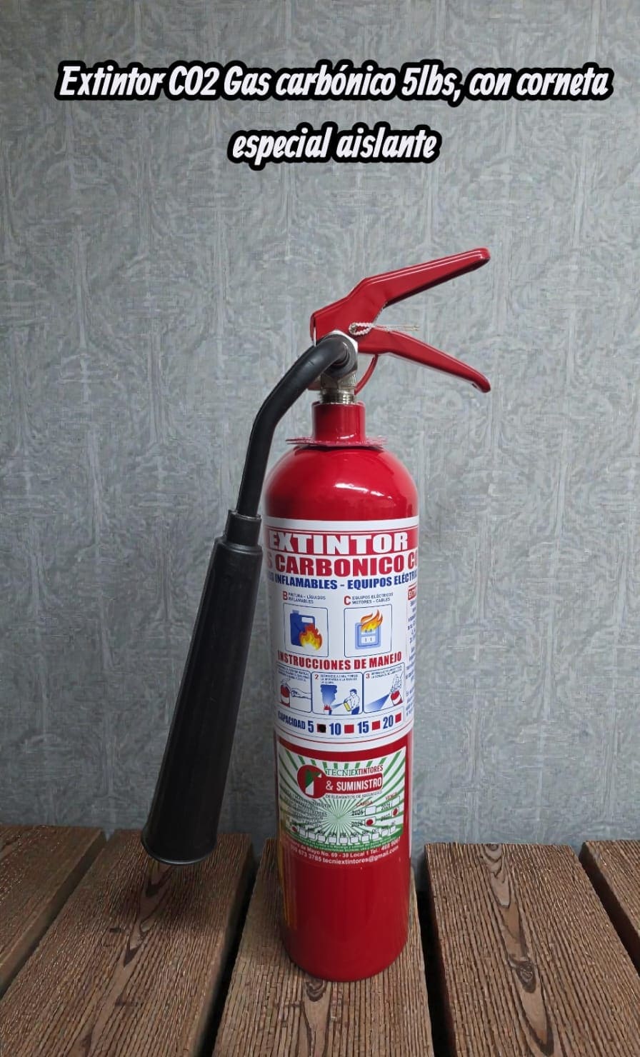 Extintor co2 gas carbónico