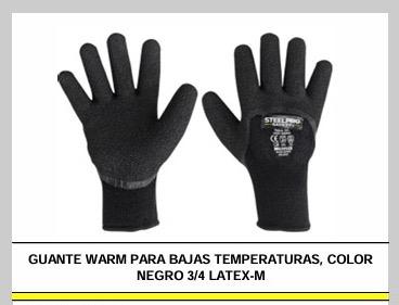 Guante para bajas temperaturas