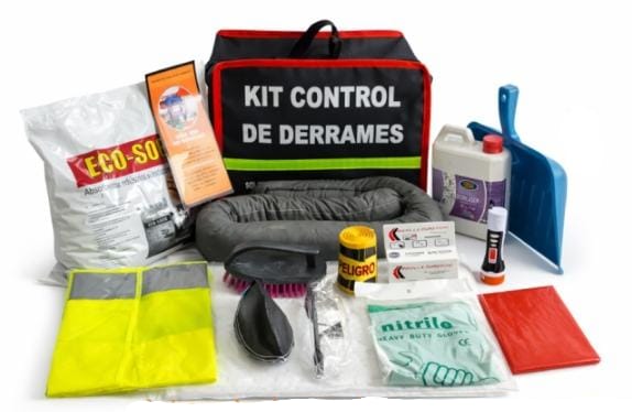 Kit antiderrames 5 galones en maletin