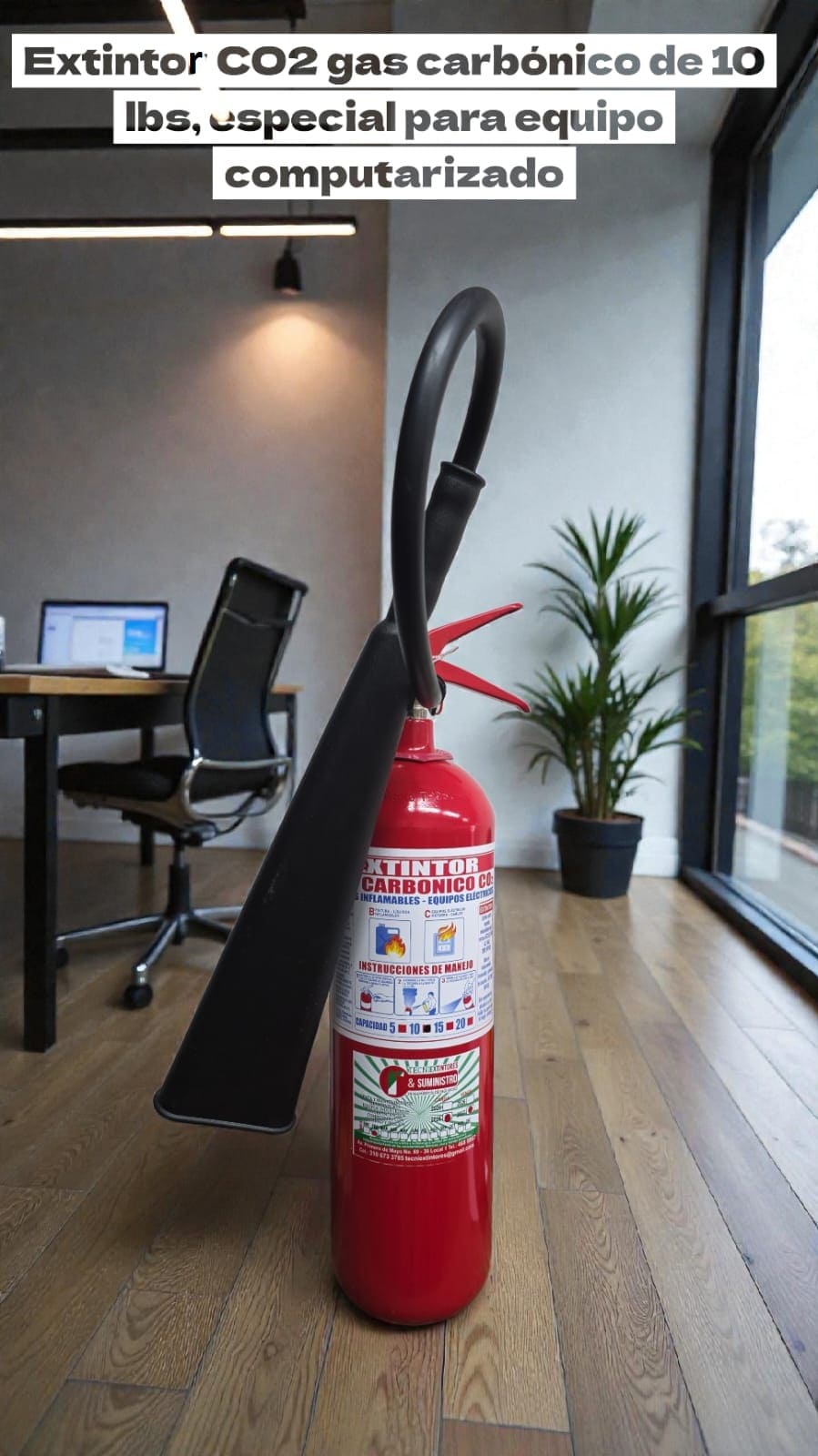 Extintor c02 gas carbónico 