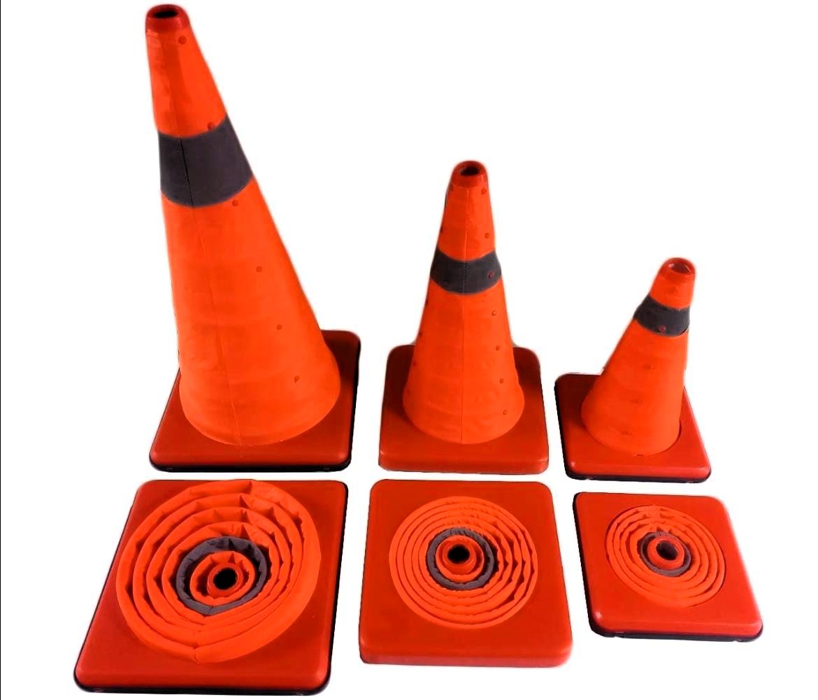 Conos de seguridad plegables