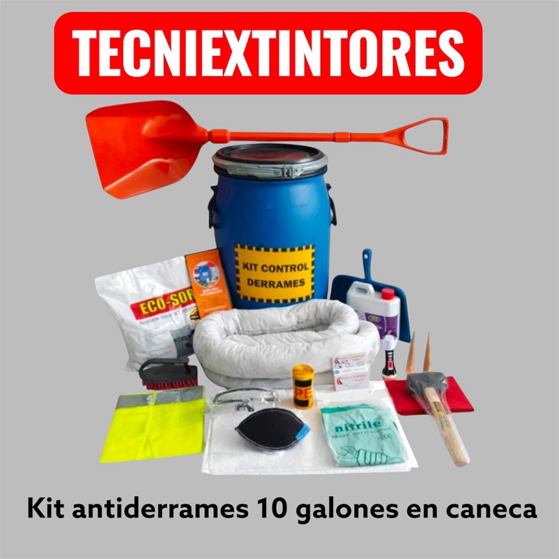 Kit de 10 galones con pala y caneca