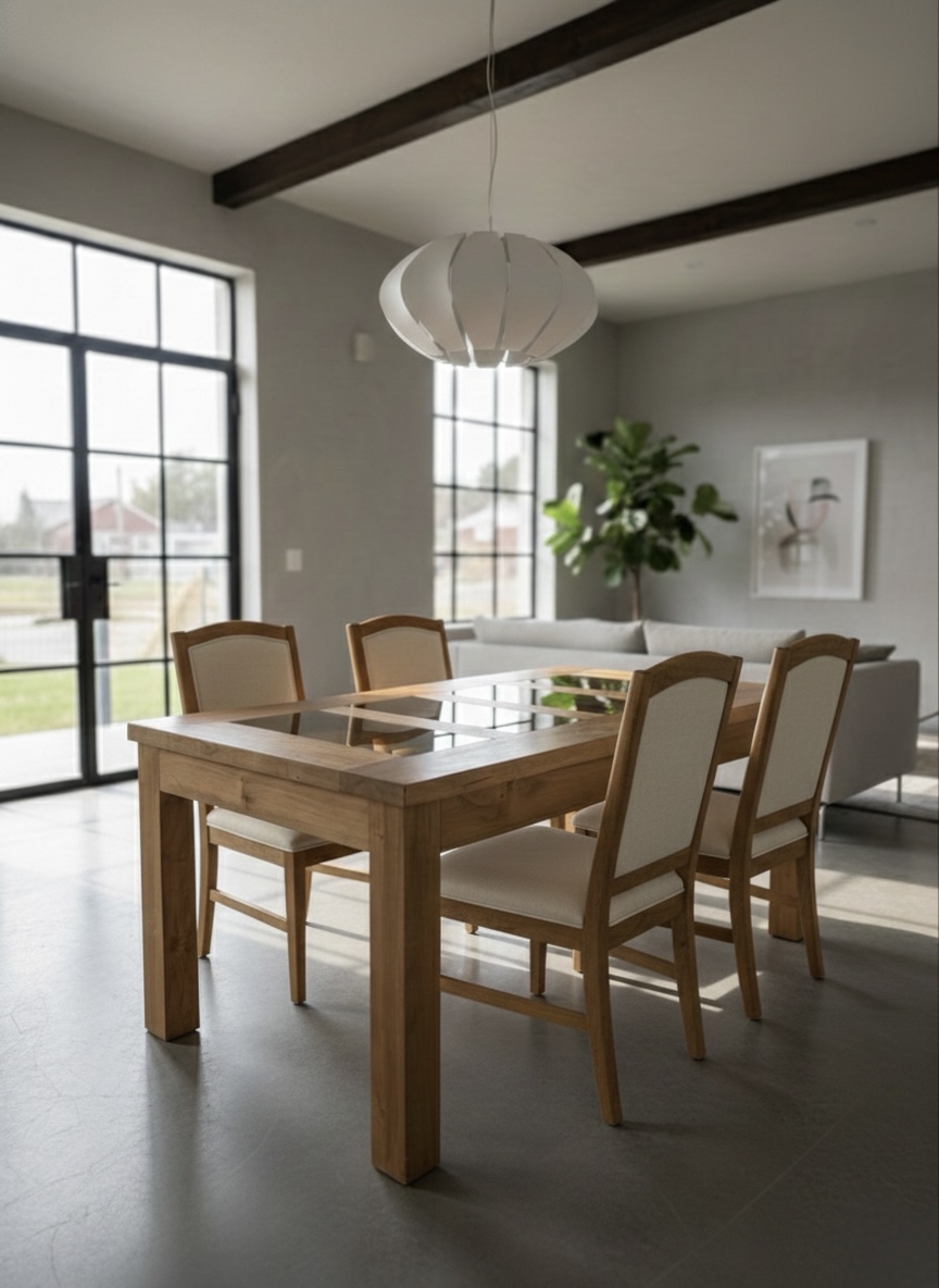 Mesa comedor ventana