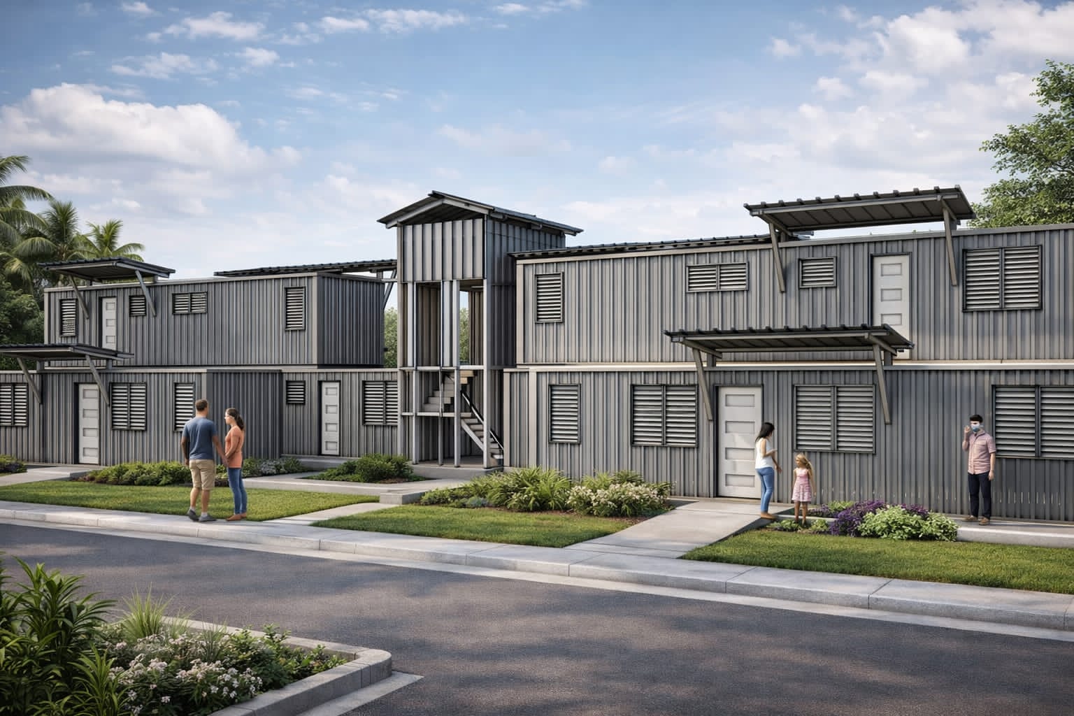 Proyecto de Implantacion de Contenedores Marítimos para Viviendas, Nueva Isabela