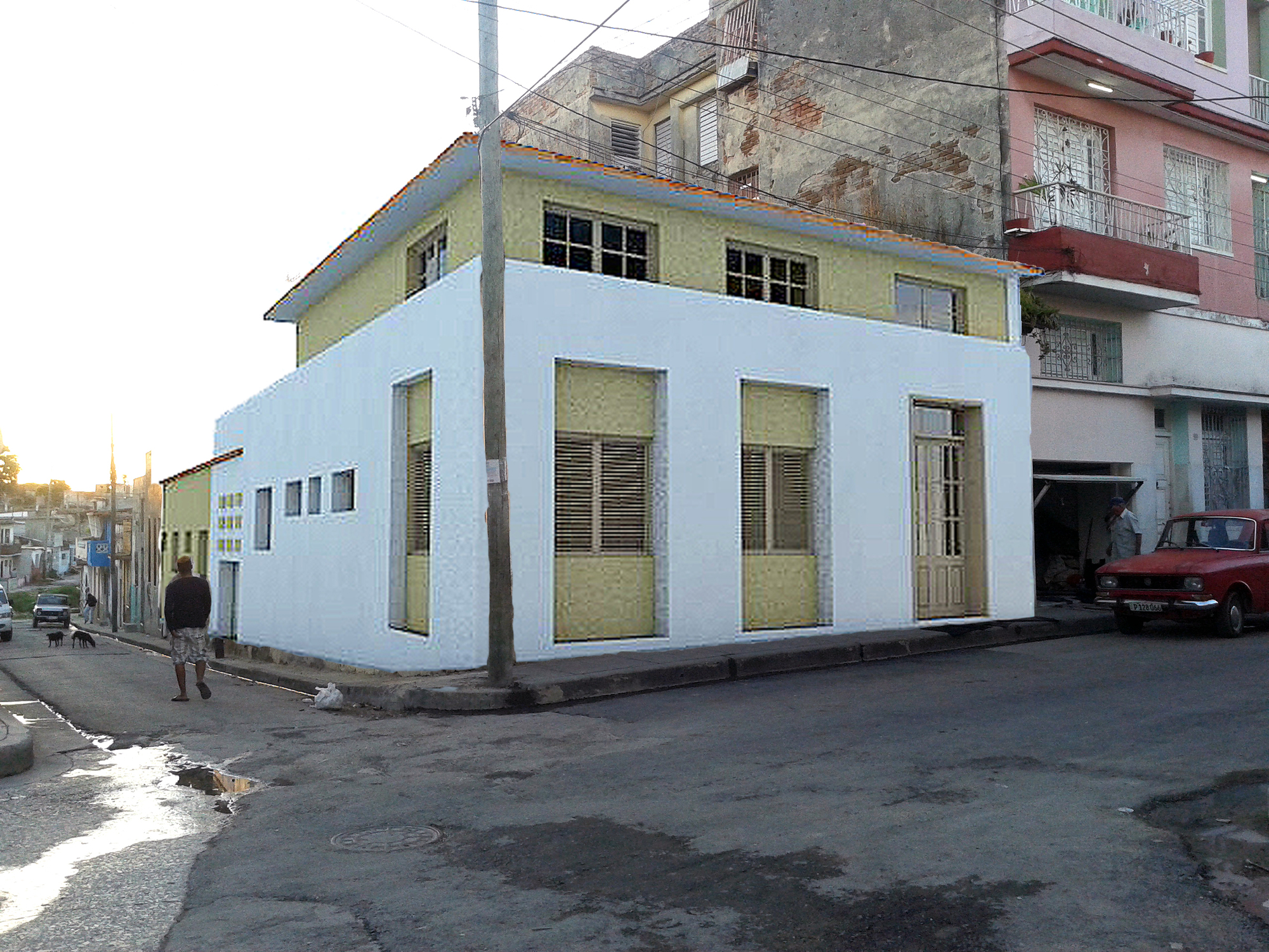 Vivienda en la esquina de Juan Bruno Sayas y La Palma Santa Clara