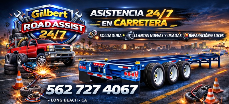 ASISTENCIA PARA CAMIONES EN LONG BEACH CA