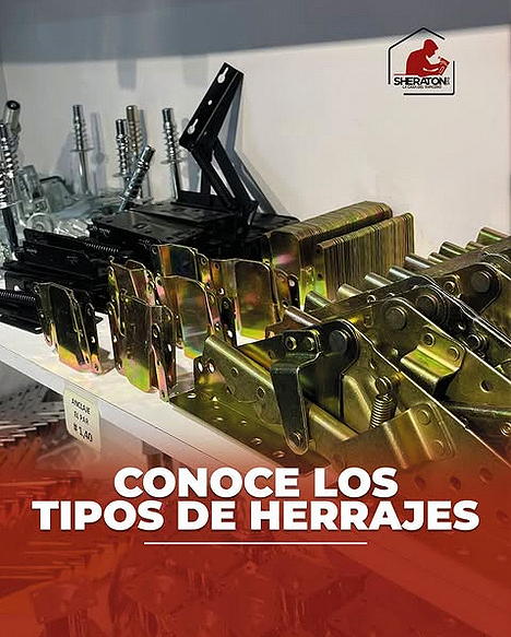 Herrajes para fabricación de muebles
