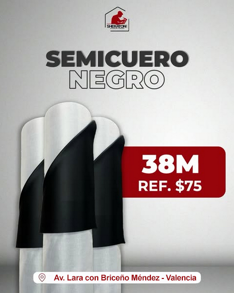 Semi Cuero Negro