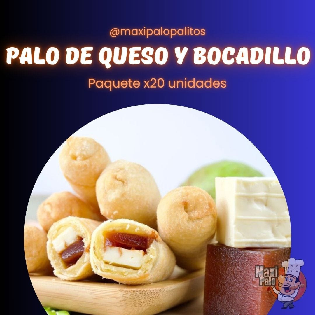 Palo de queso con dulce de bocadillo de guayaba