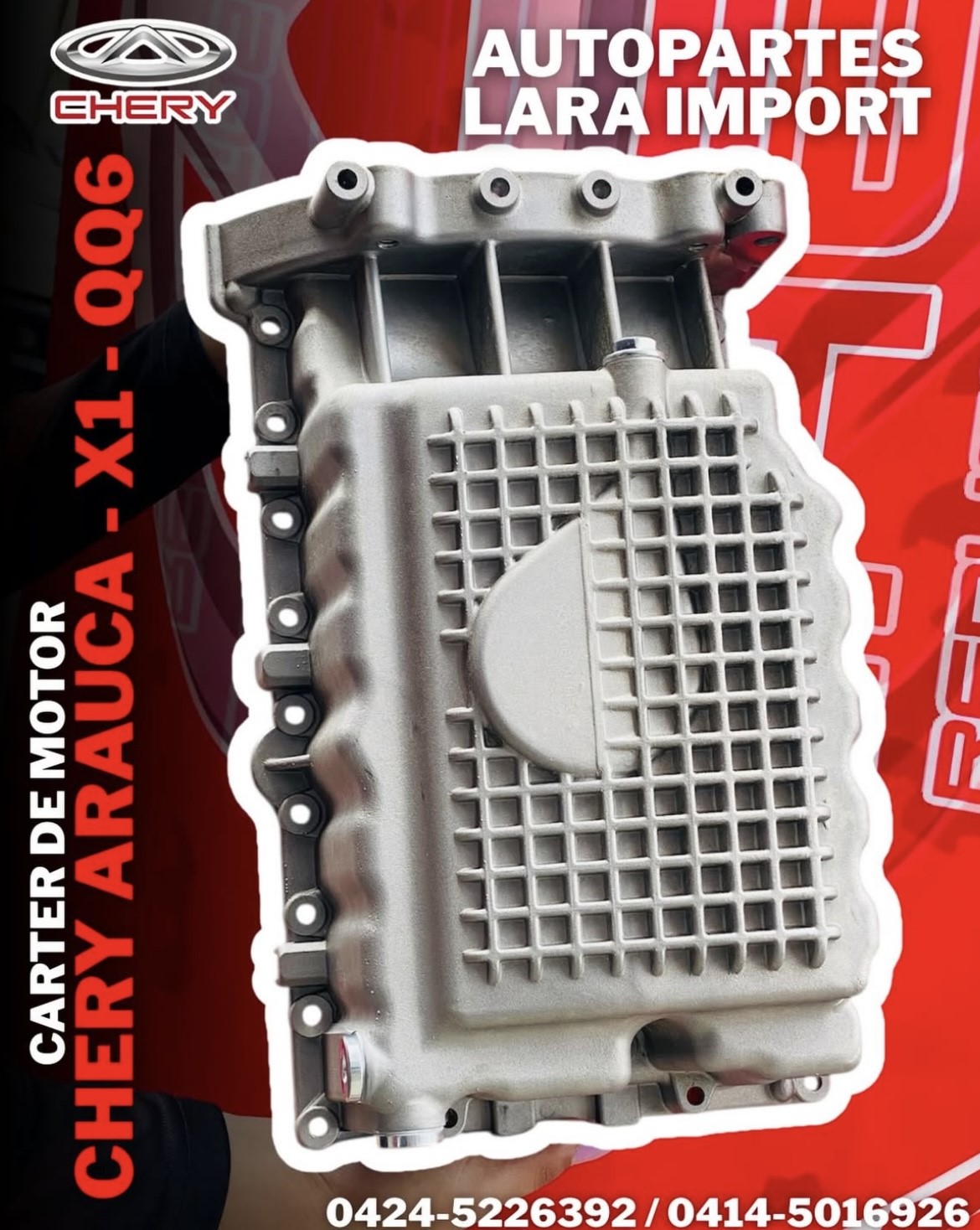 Carter de motor Chery Arauca X1, QQ6