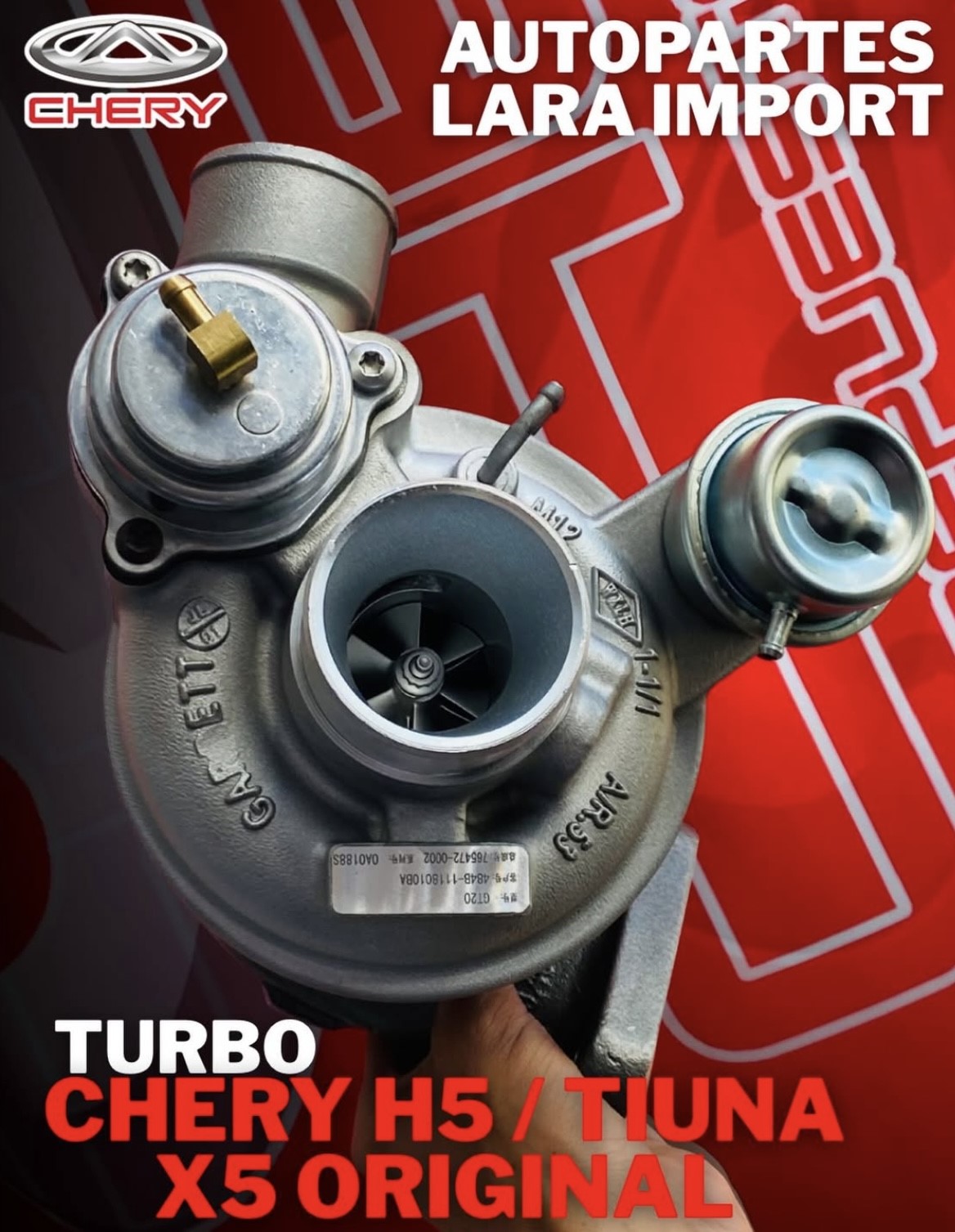 Turbo Chery H5, Tiuna, X5 Original
