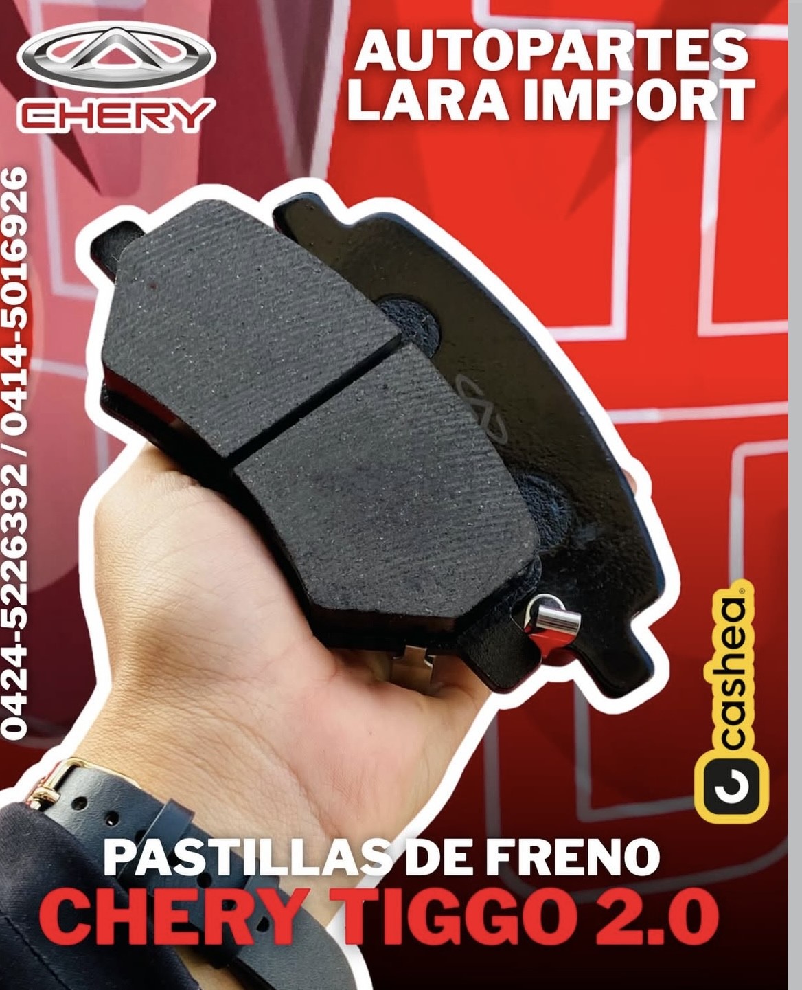 Pastillas Frenos Chery Tggo 2.0