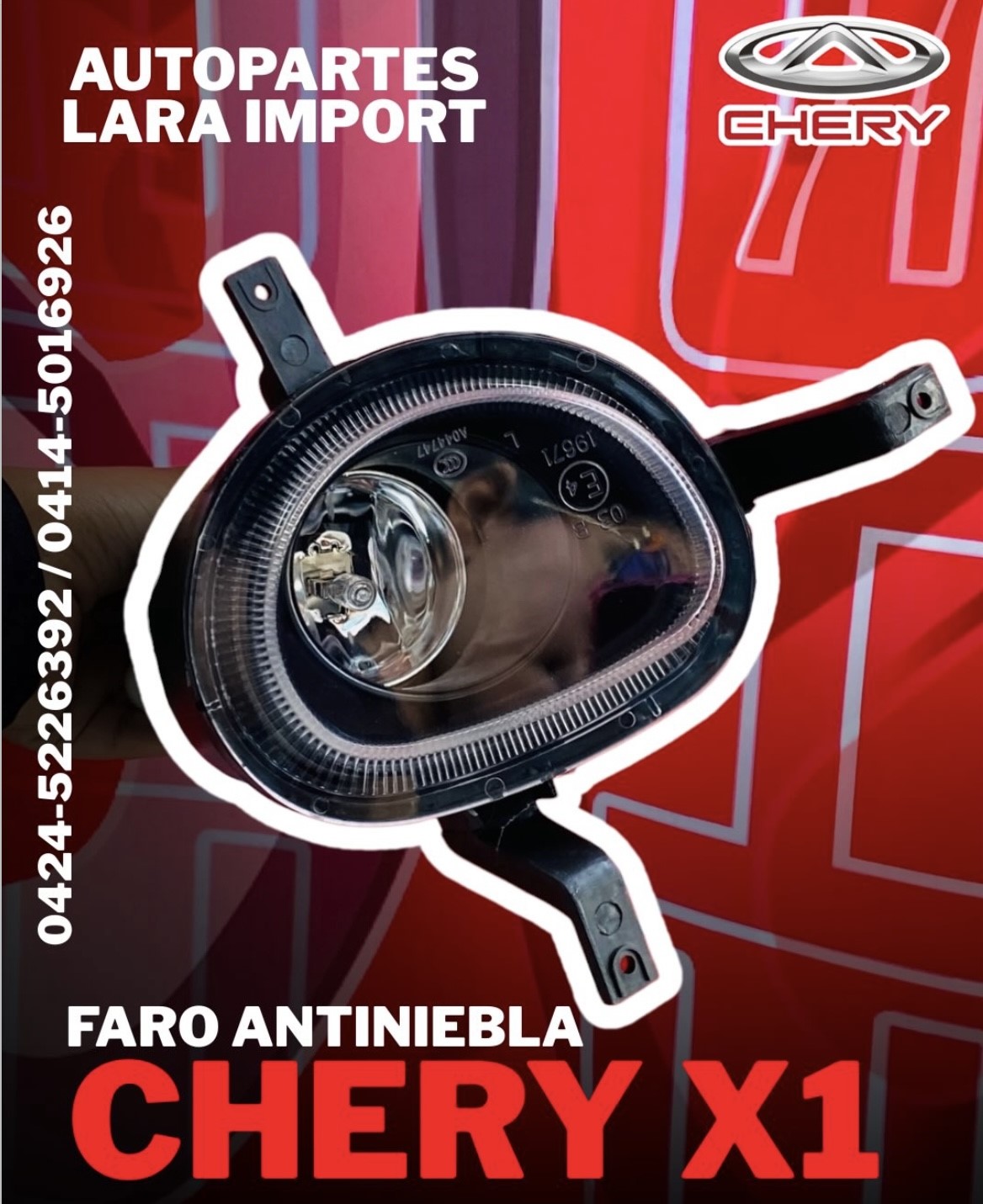 Faro  Antiniebla Chery X1