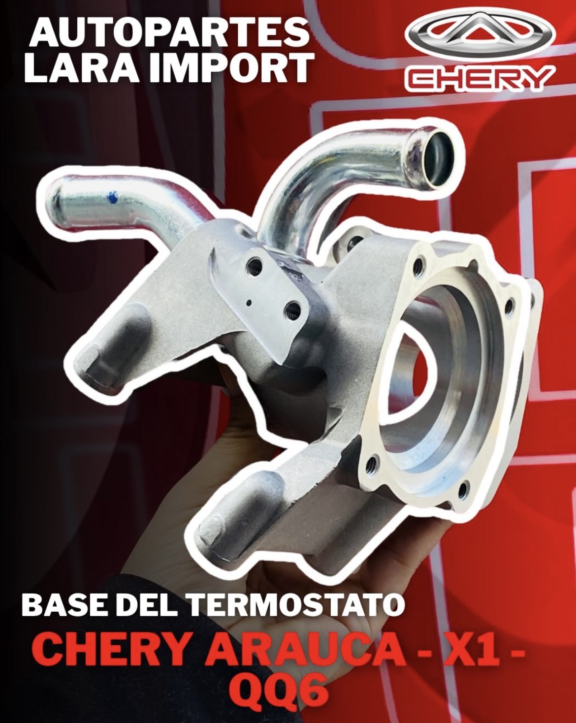 Base Termostato Chery Arauca X1, QQ6