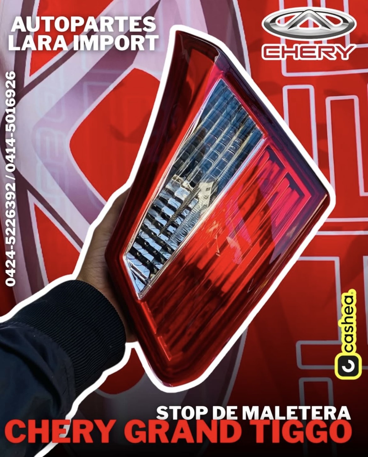 Stop Maletera Chery Grand Tiggo