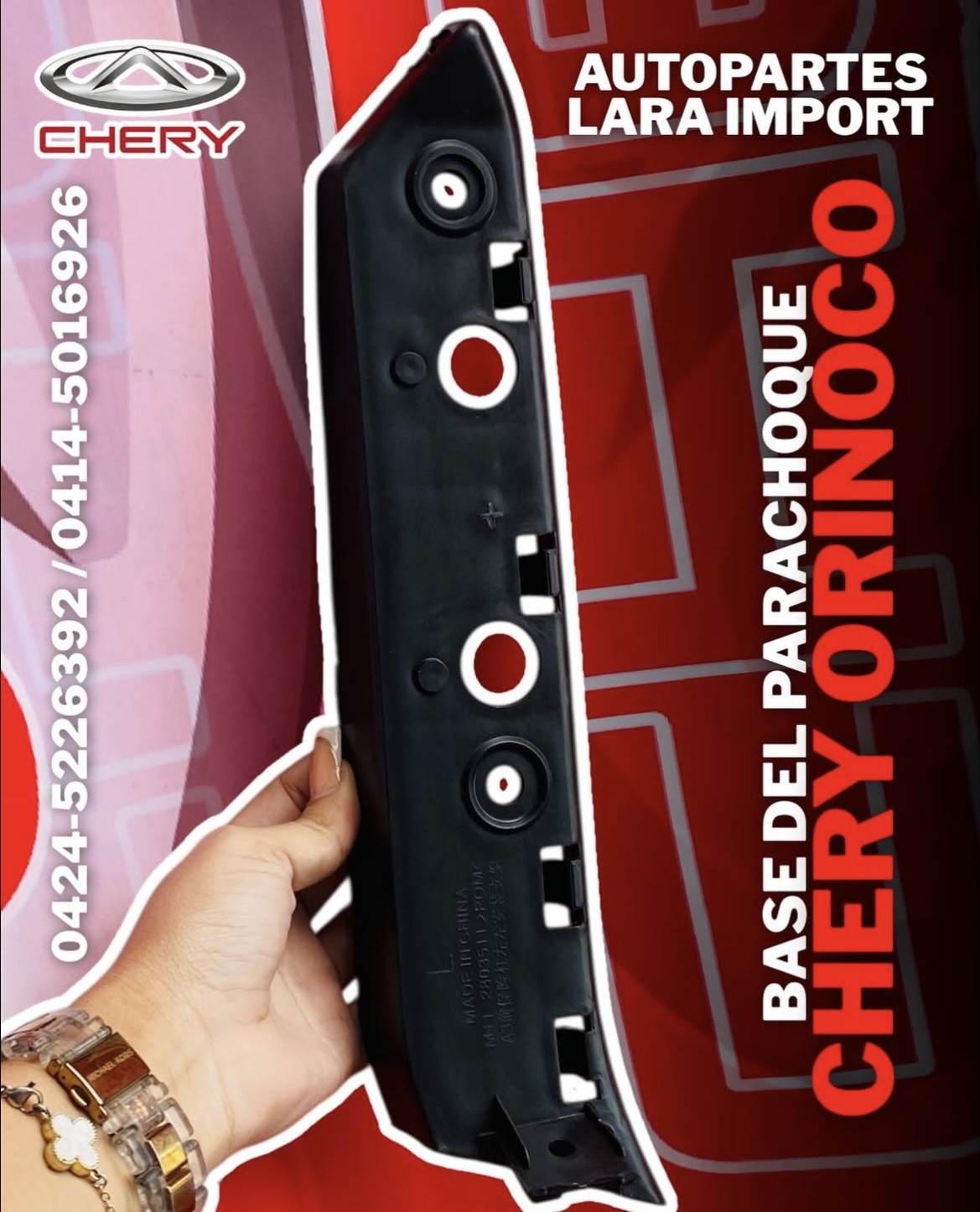 Base Parachoque Chery Orinoco