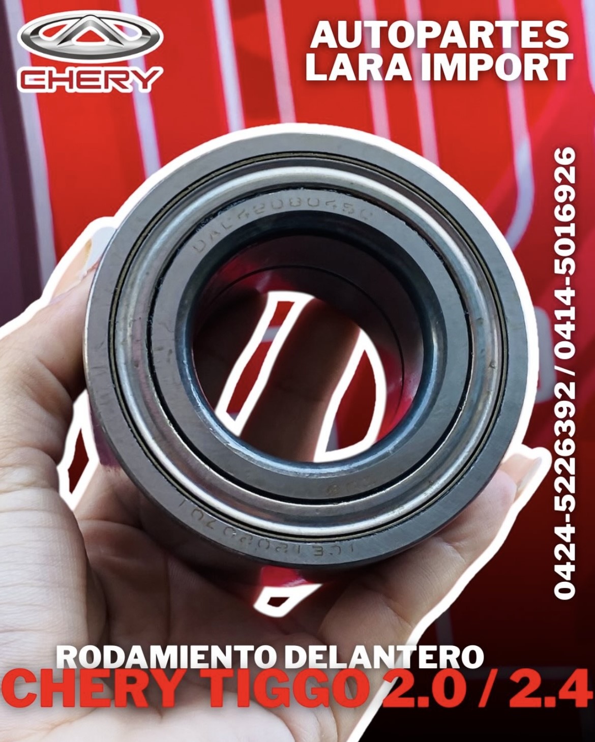 Rodamiento Delantero Chery Tiggo 2.0-2.4
