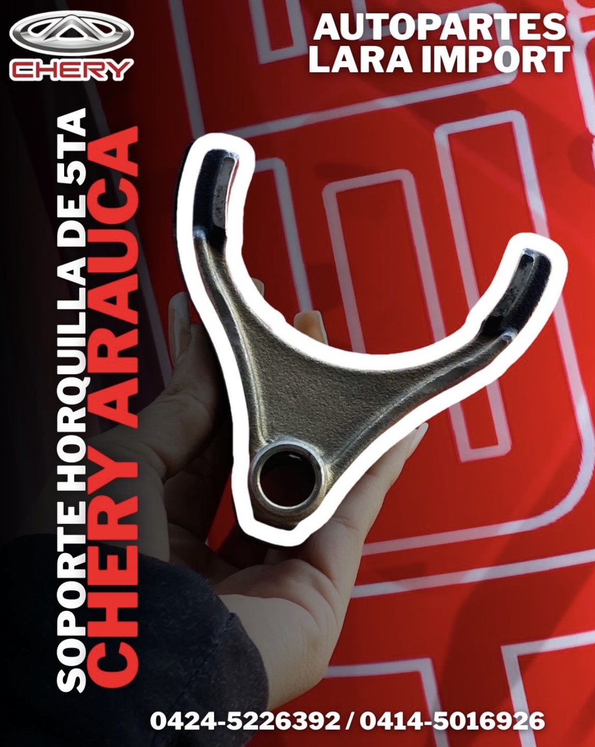 Soporte Horquilla de 5ta Chery Arauca 