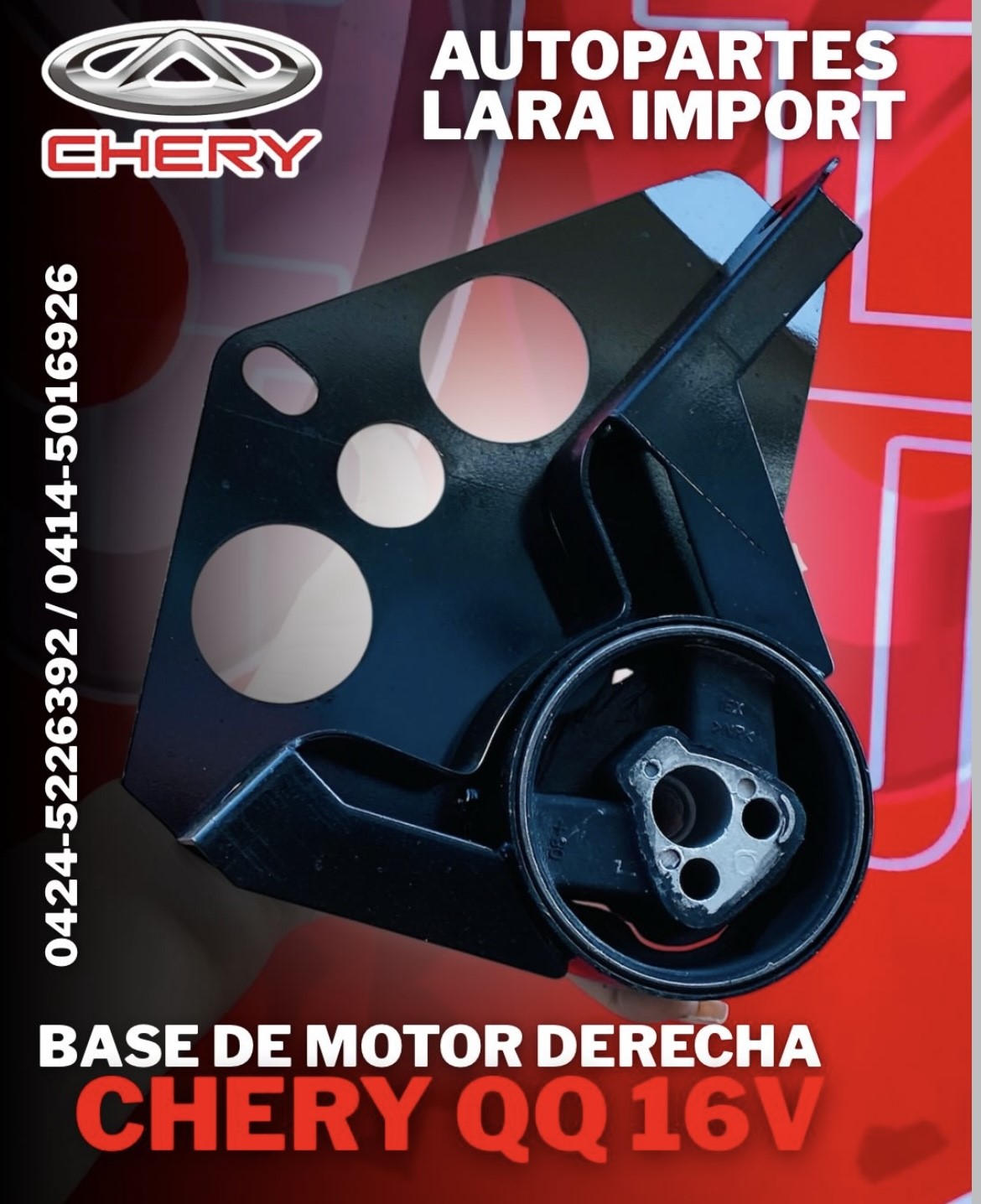 Base Motor Derecha CheryQQ 16v