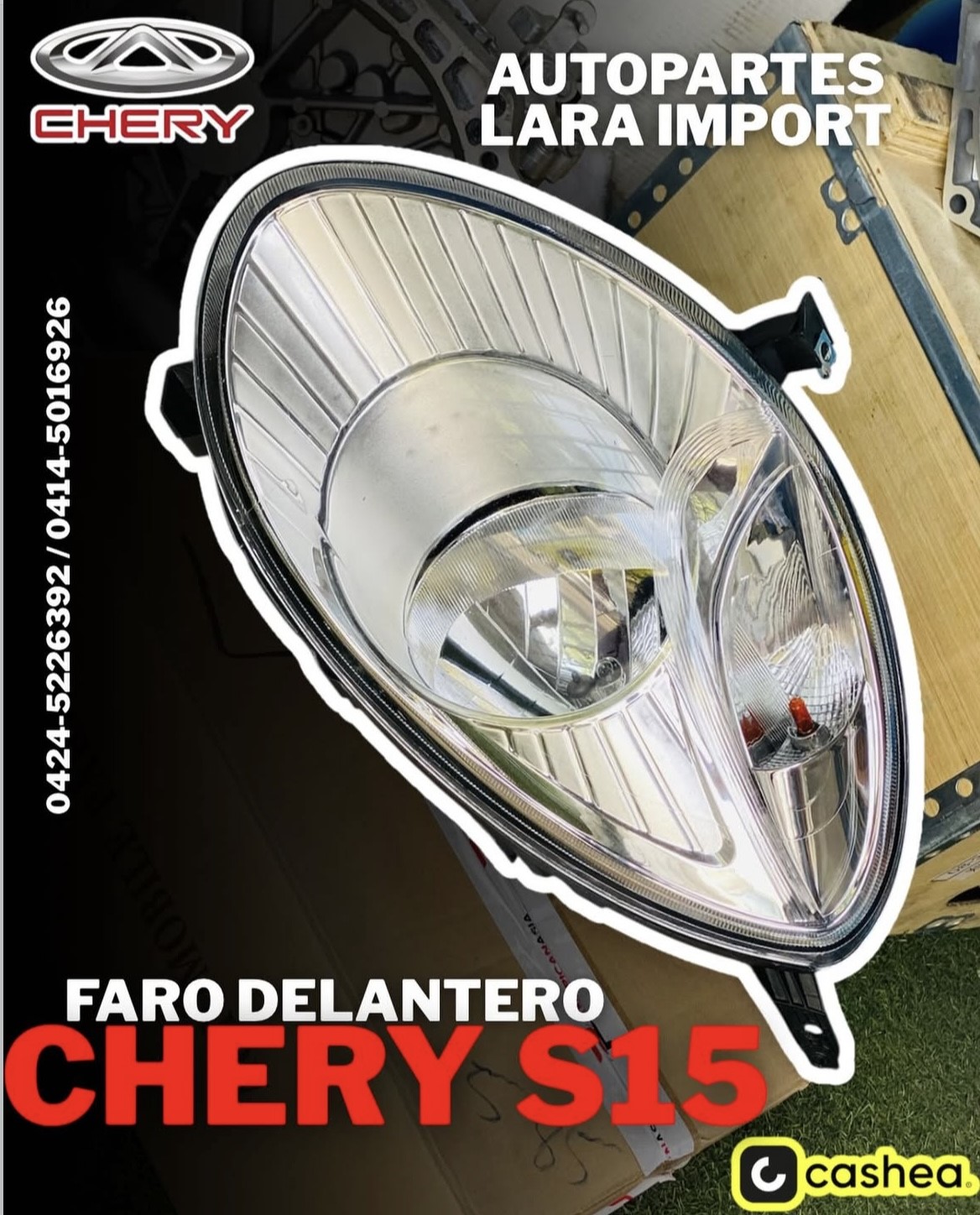 Faro Delantero Chery S15 