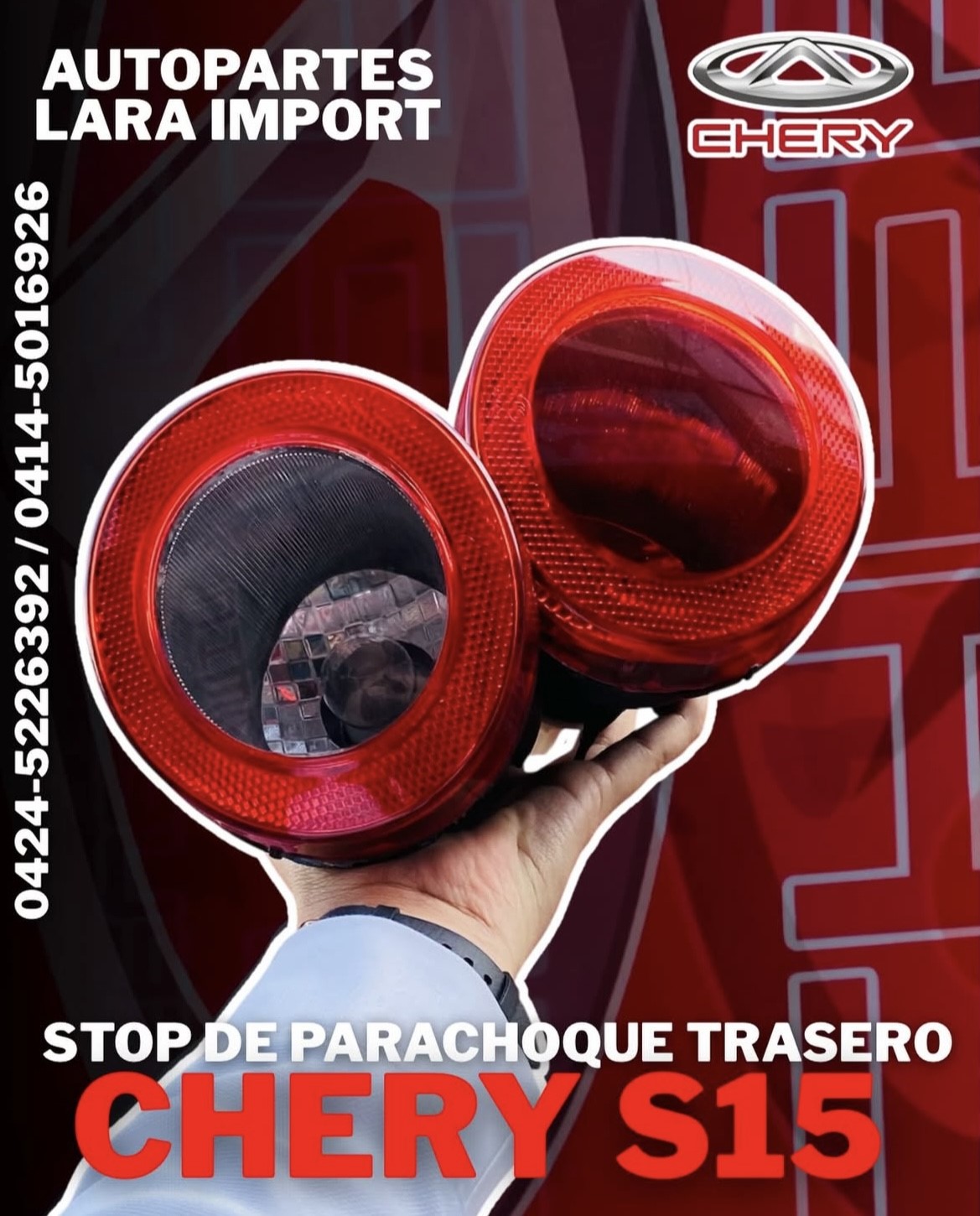Stop Parachoque Trasero Chery S15