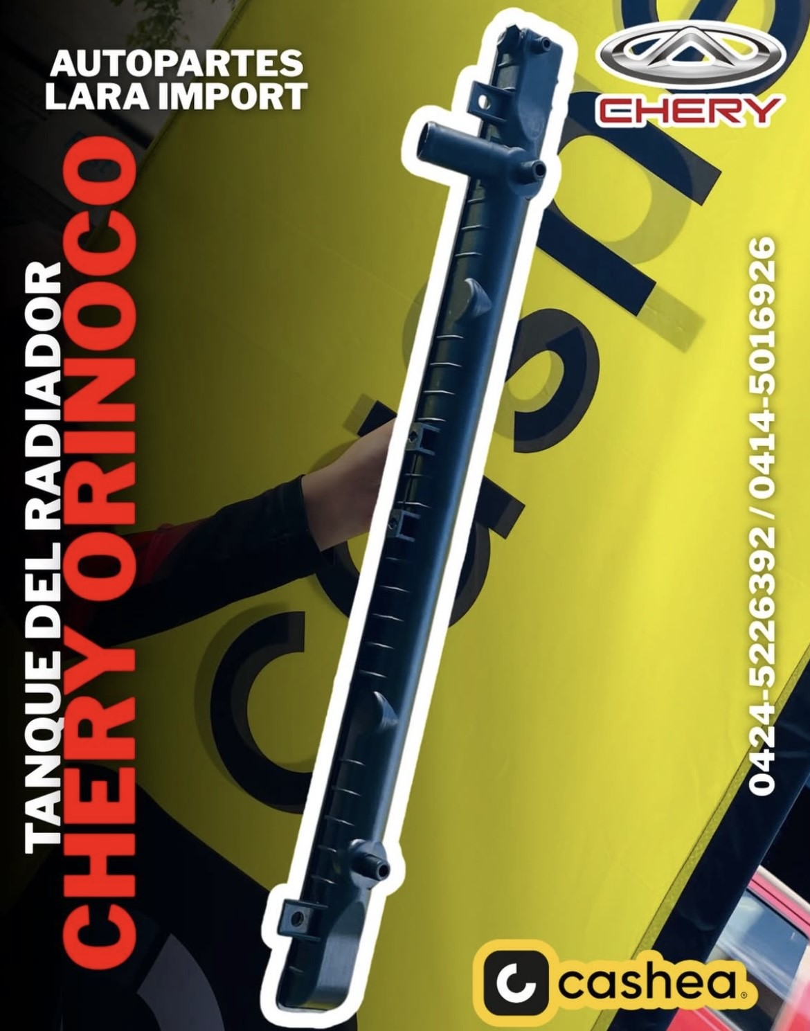Tanque Radiador Chery Orinoco