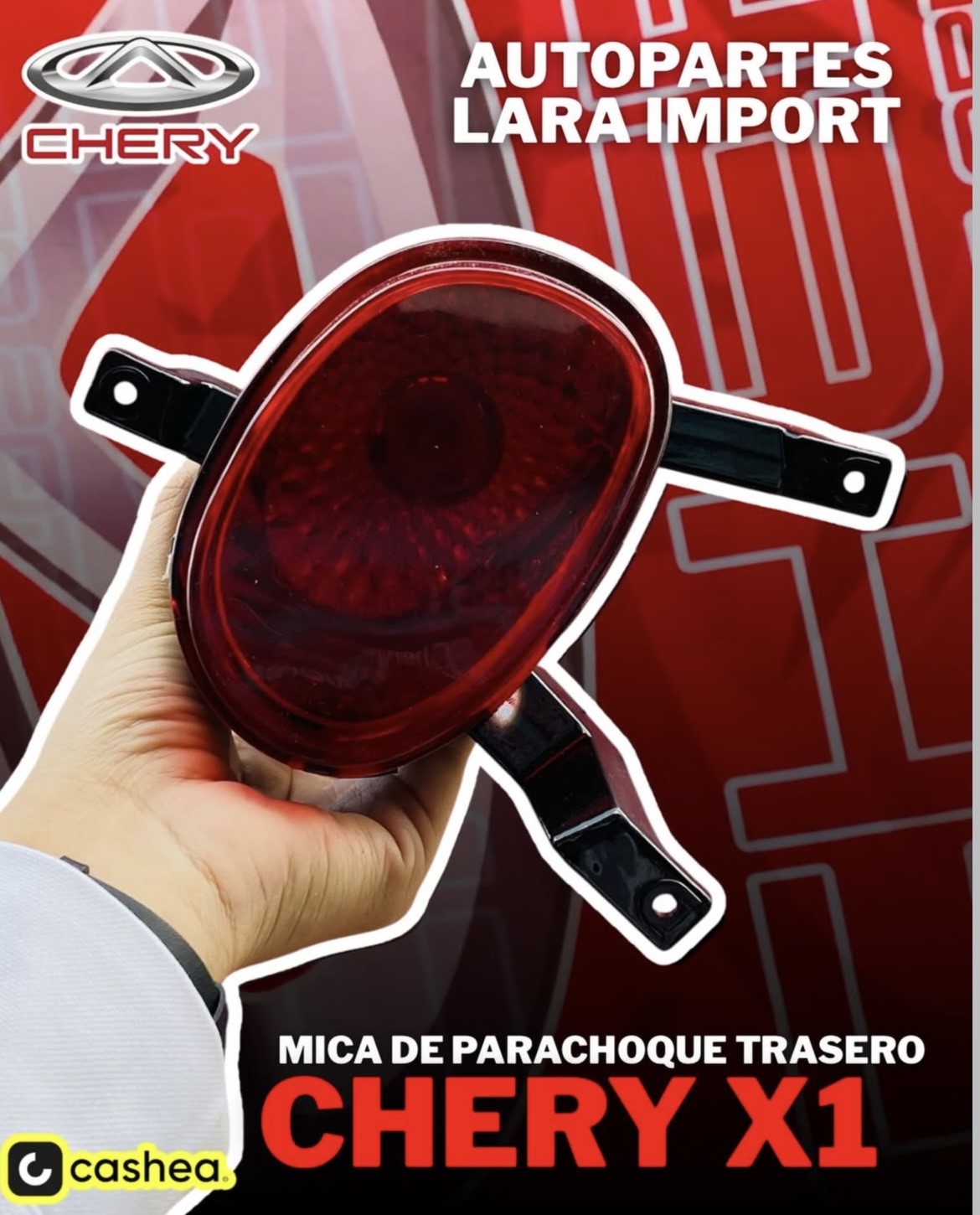 Mica Parachoque Trasero Chery X1