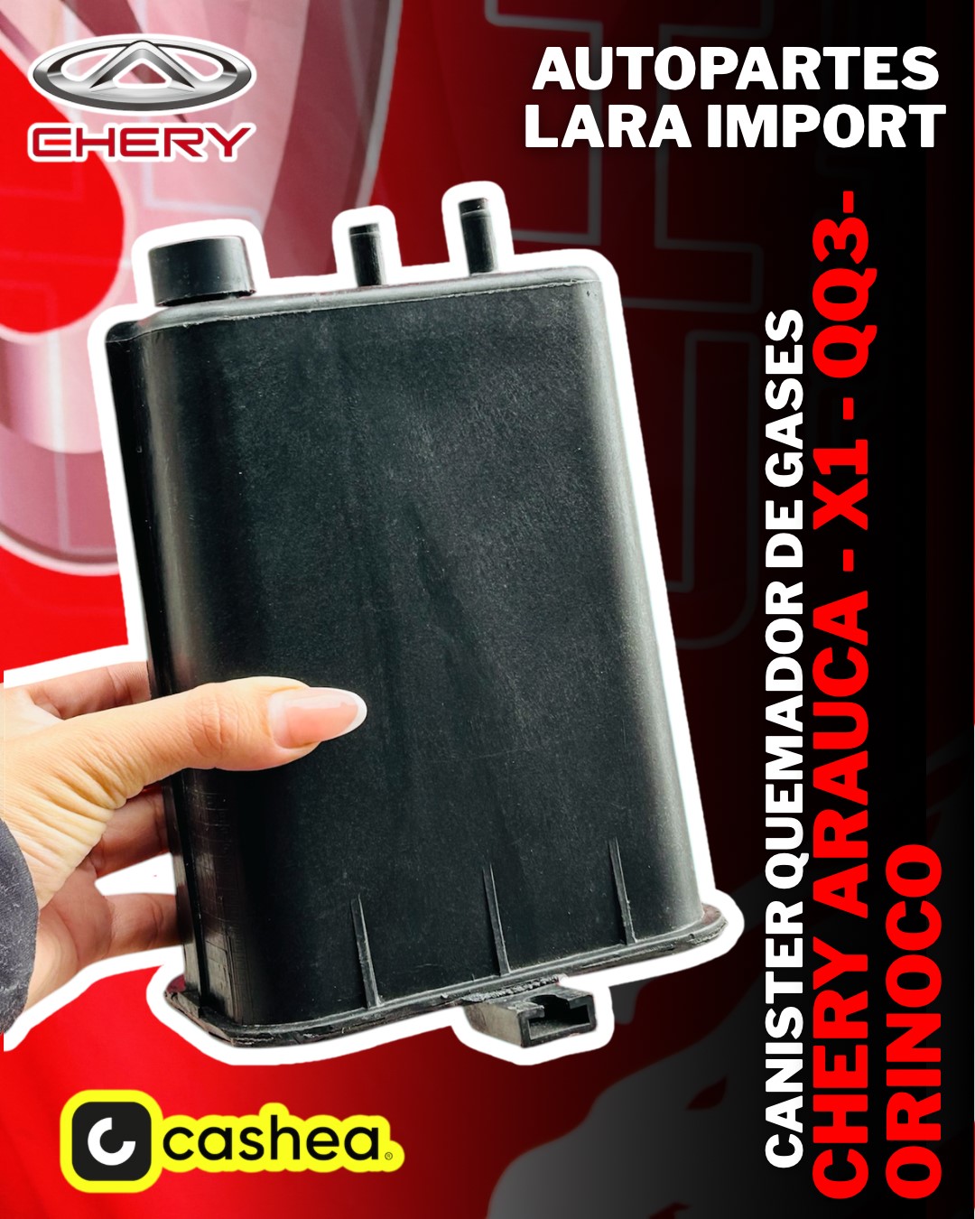 Canister Quemador de Gases Chery Arauca, X1, QQ3, Orinoco
