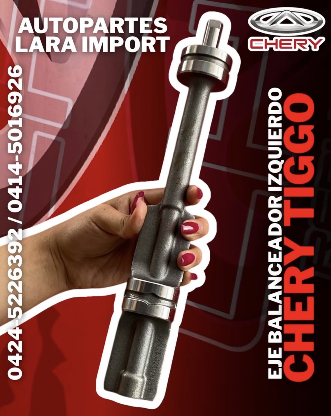 Eje Balanceador Izquierdo Chery Tiggo