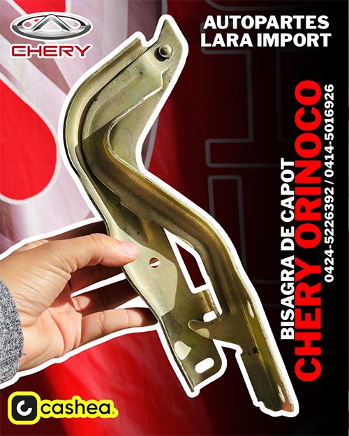 Bisagra de Capot Chery Orinoco