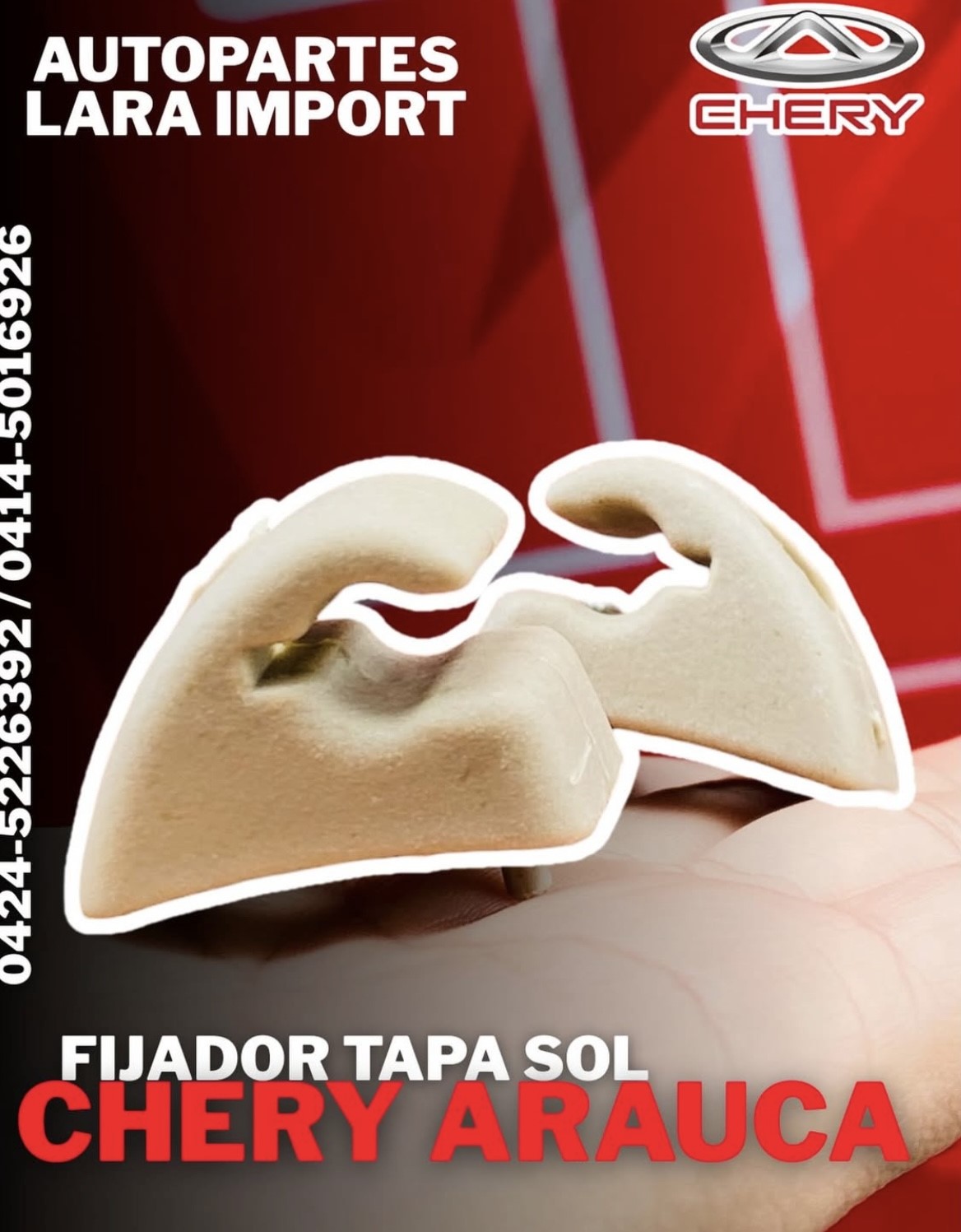 Fijador Tapa Sol Chery Orinoco 