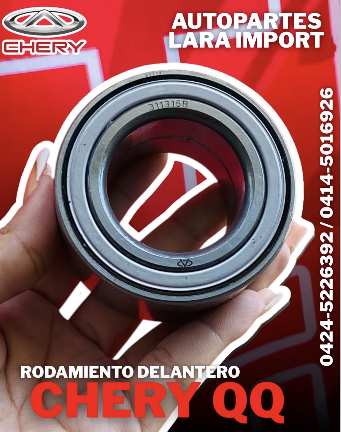Rodamiento Delantero Chery QQ