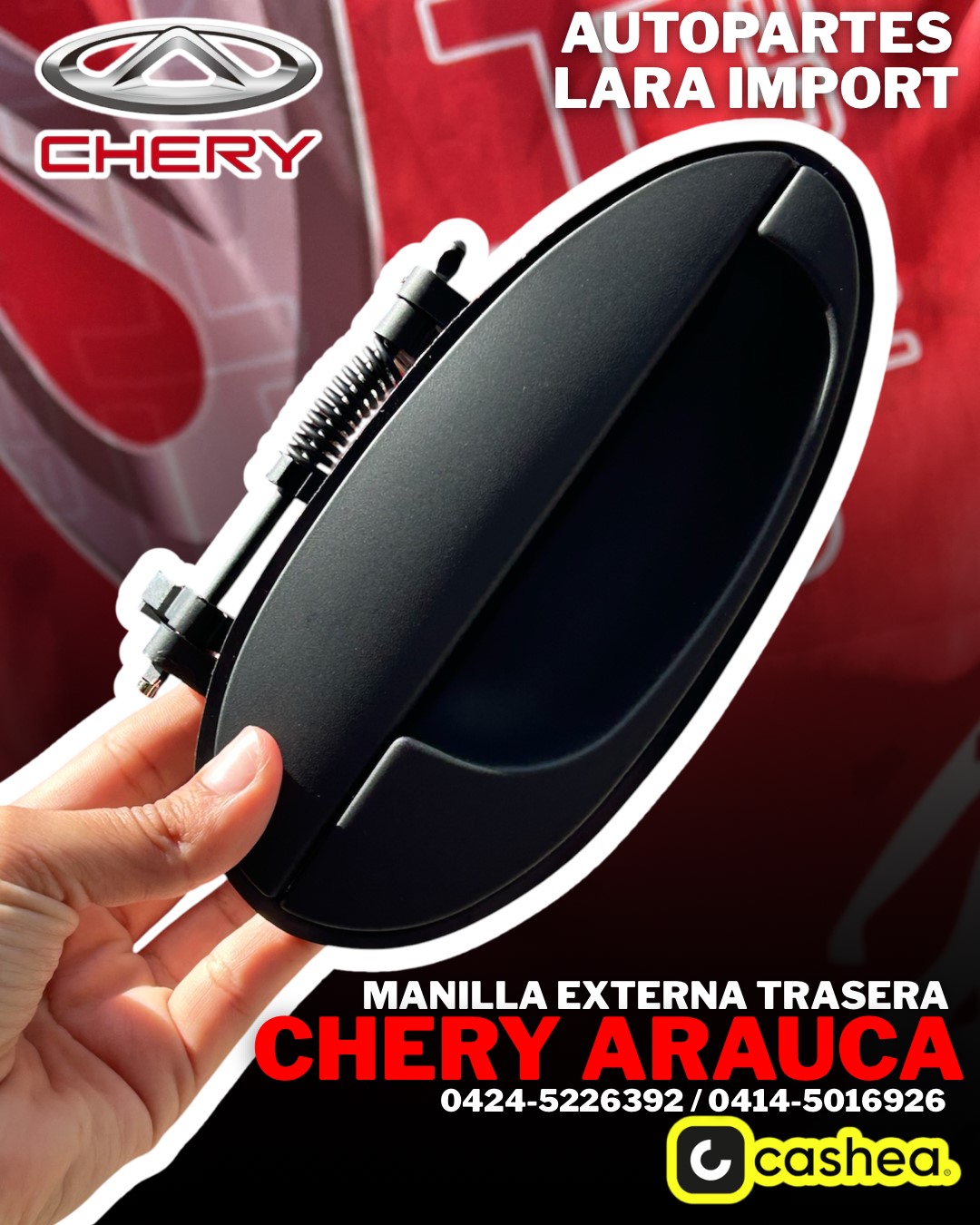 Manilla Trasera Externa Chery Arauca
