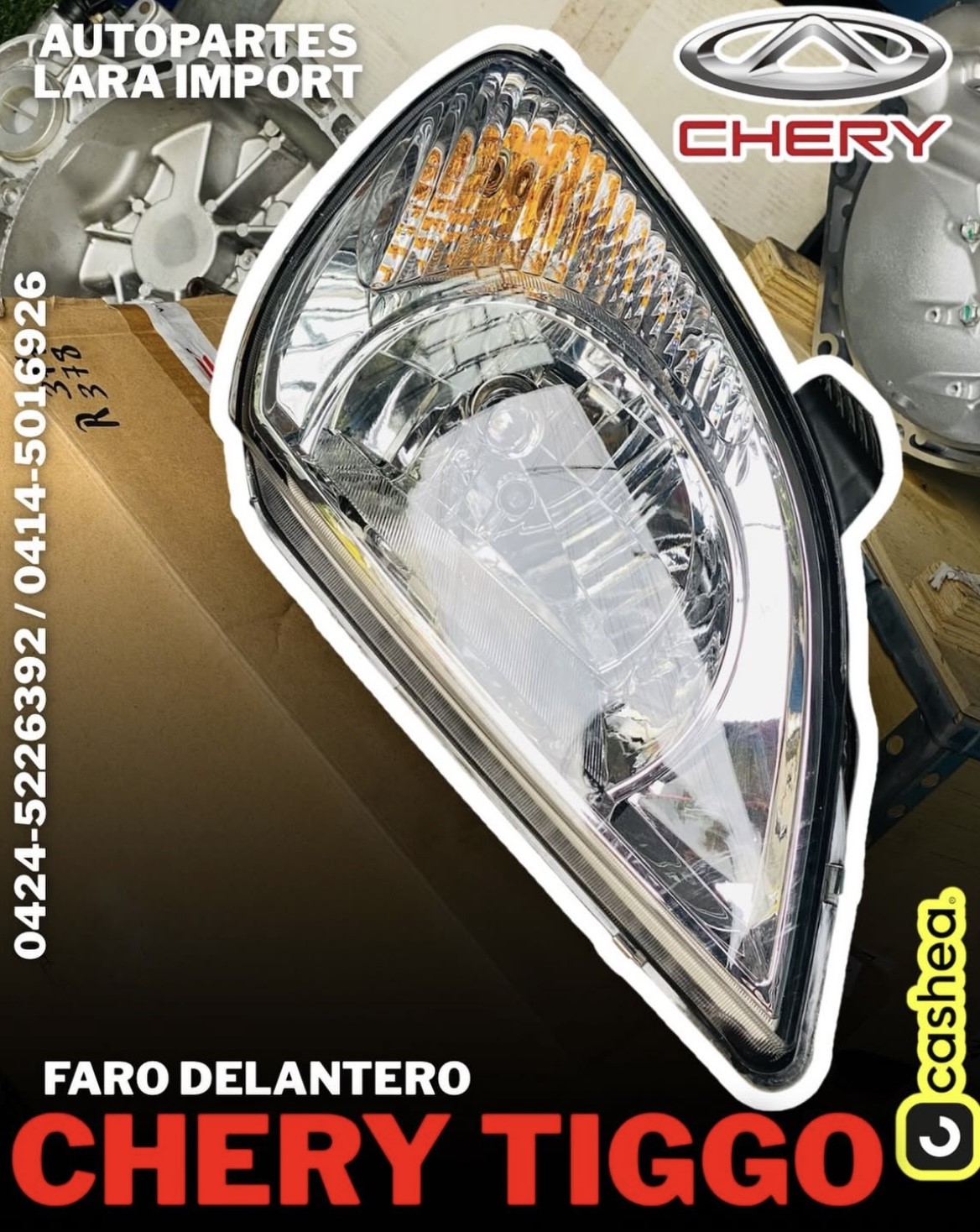 Faro Delantero Chery Tiggo