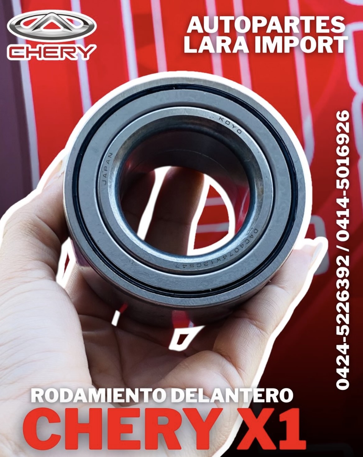 Rodamiento Delantero Chery X1