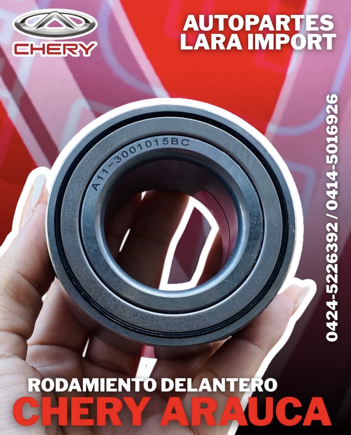 Rodamiento Delantero Chery Arauca 
