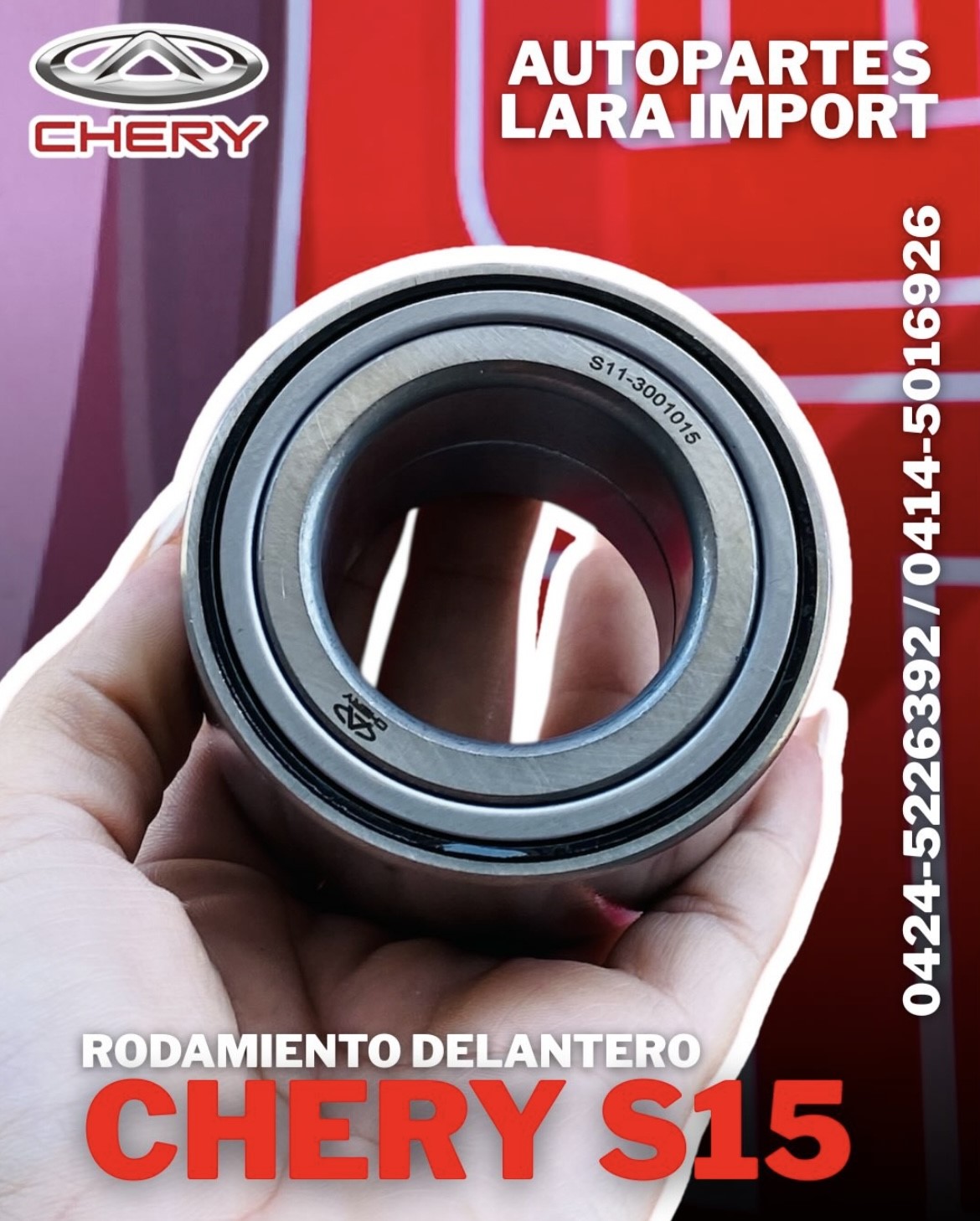 Rodamiento Delantero Chery S15 