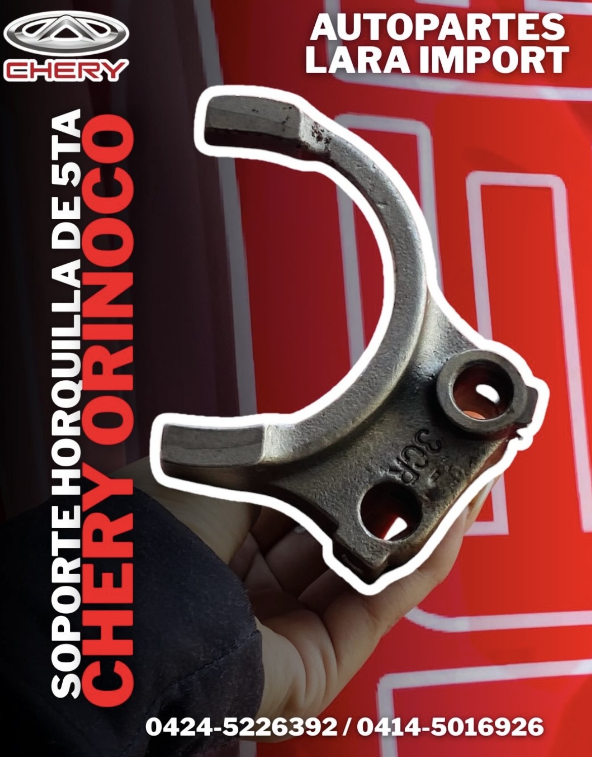 Soporte Horquilla de 5ta Chery Orinoco 