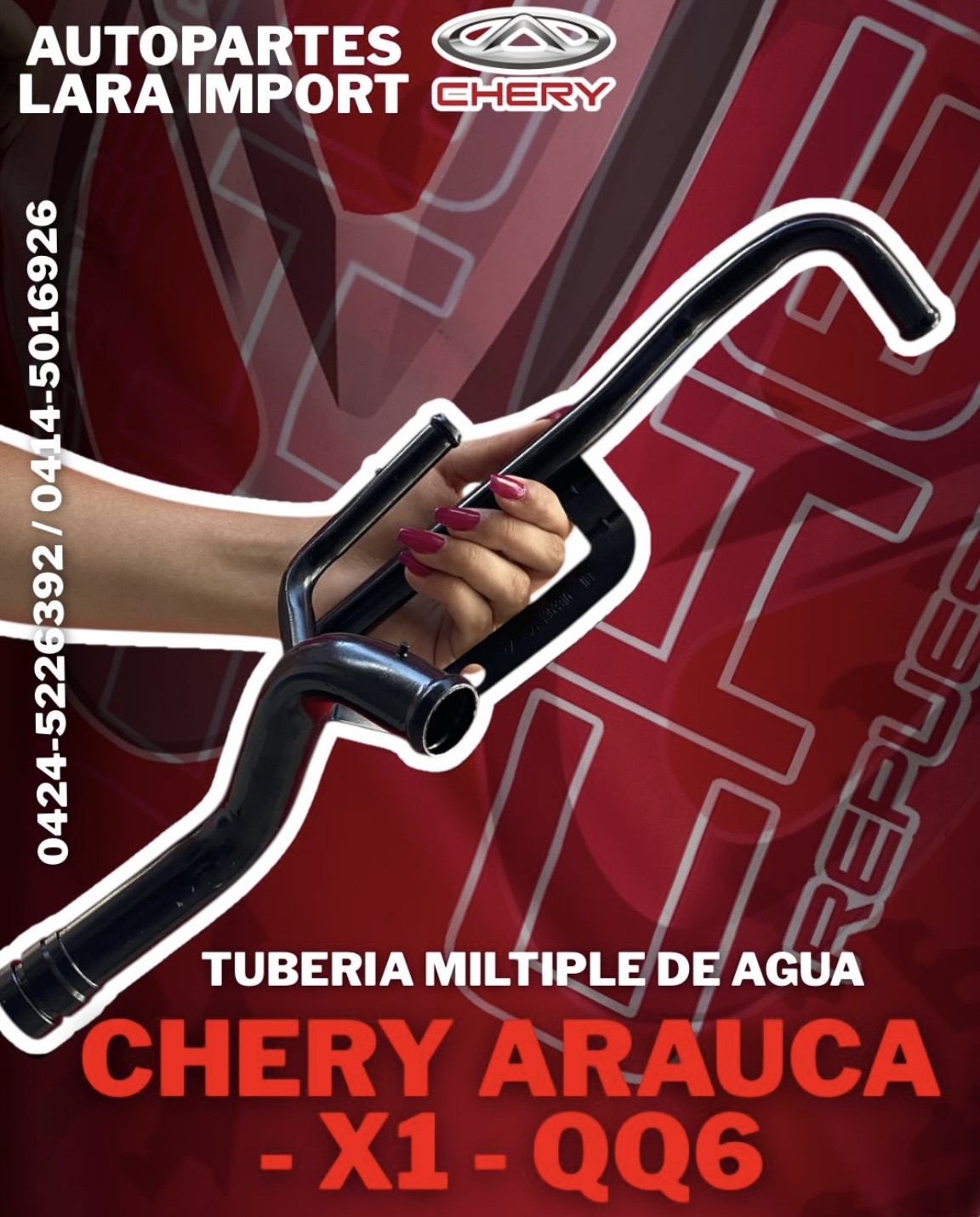 Tuberia Multiple de agua CheryX1, QQ6