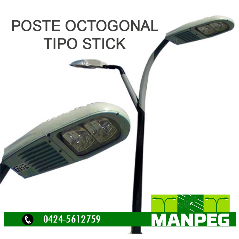 Poste Octogonal Tipo Stick