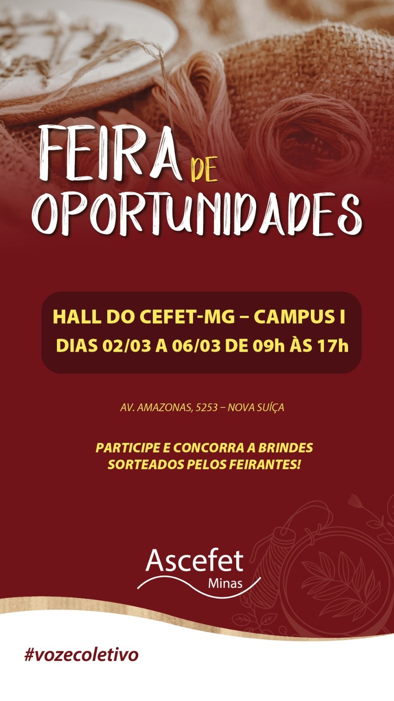 FEIRA OPORTUNIDADE NO CEFET