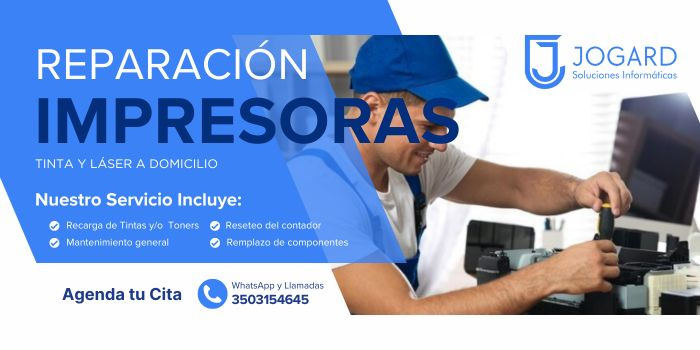 MANTENIMIENTO Y REPARACION DE IMPRESORAS A TINTA Y LASER.