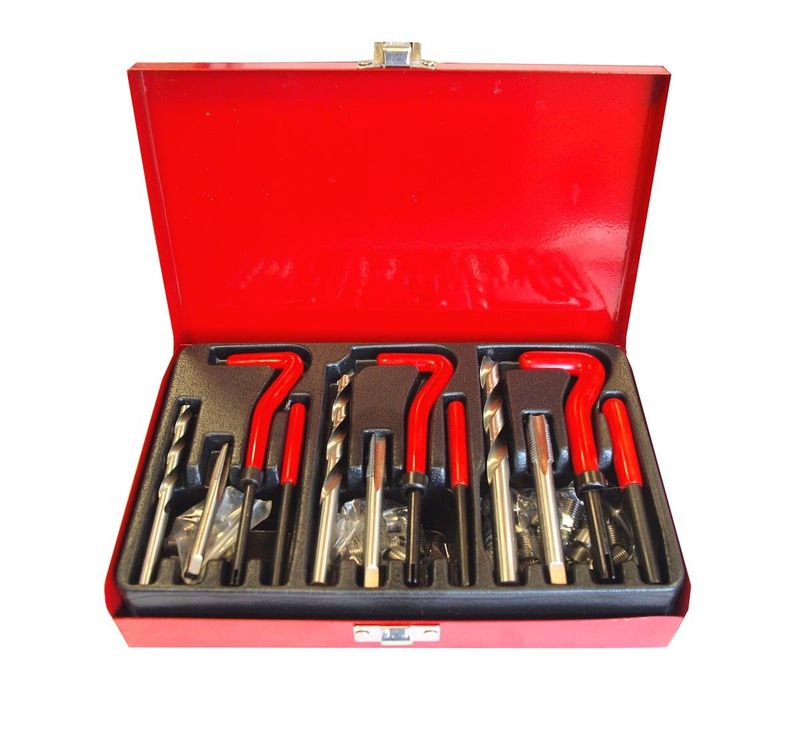 88pcs Juego de reparación de roscas Helicoil
