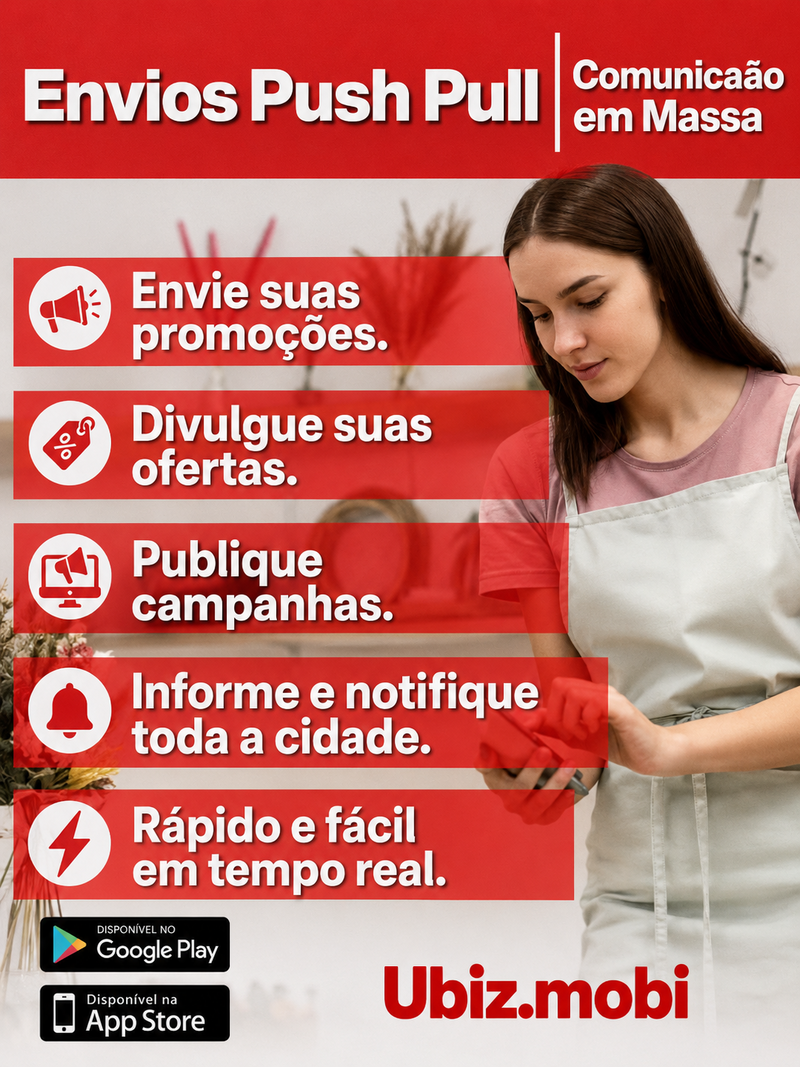 DIVULGAÇAO EM NOSSO APP UBIZ