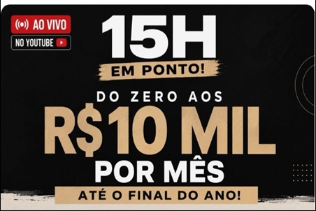 LIVE AO VIVO TARDE- 15 HORAS
