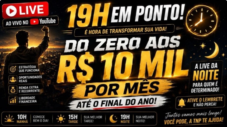 LIVE AO VIVO -  NOITE 19 HORAS